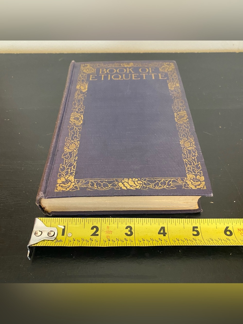 Antique Book of Etiquette Volume II by Lillian Eichler 1922 Hardcover Blue Gold - Picture 13 of 14